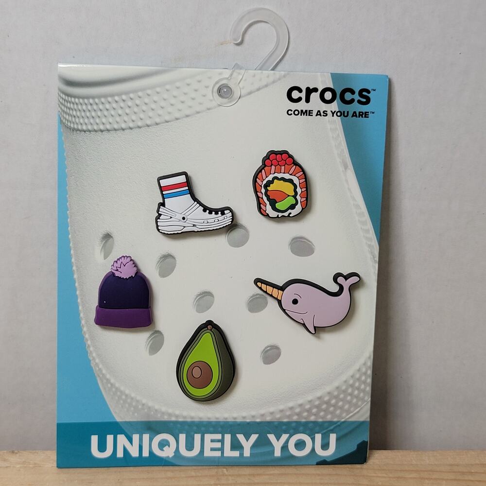 5 Pc Crocs Jibbitz Charms - NEW